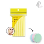 Facial Cleansing Stick Sponges Pack – Set of yellow reusable sponges for gentle cleansing and exfoliation, perfect for daily skincare routines.