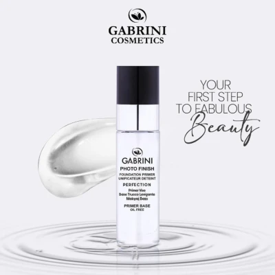 Gabrini Primer Base applied on skin before foundation for smooth finish