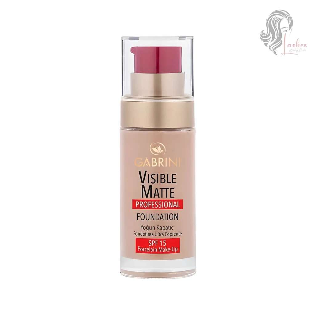 Gabrini Visible Matte Foundation bottle – professional matte, long-wear foundation