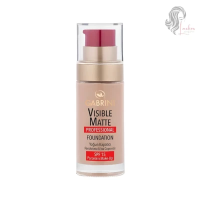 Gabrini Visible Matte Foundation bottle – professional matte, long-wear foundation