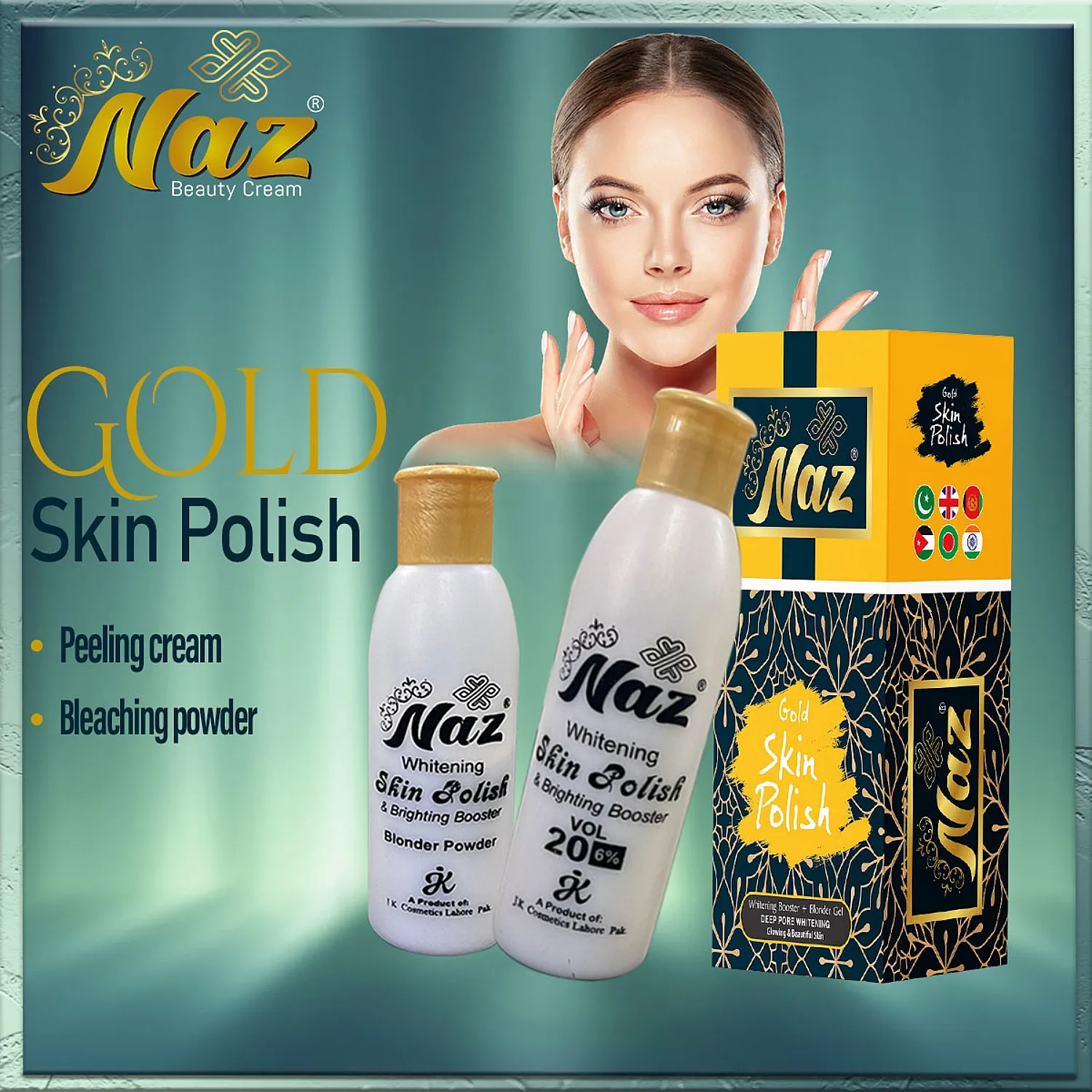 naz-skin-polish-glow Naz Skin Polish visible glow exfoliation result Pakistan