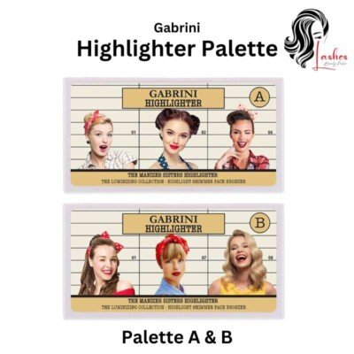 GABRINI HIGHLIGHTER 3 IN 1 PALETTE A & B