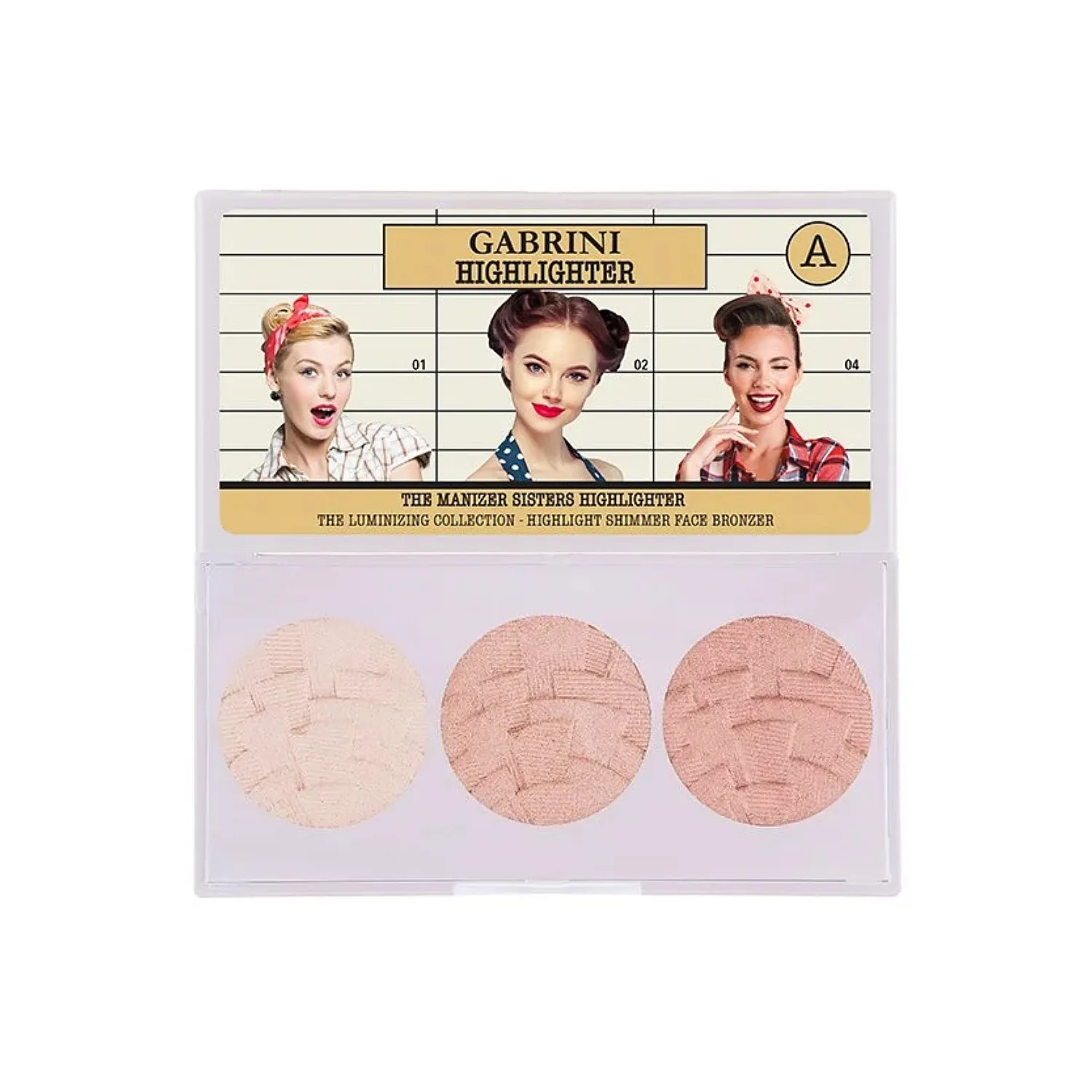 Gabrini 3 in 1 Highlighter Palette A – Radiant Glow Highlighter Pakistan