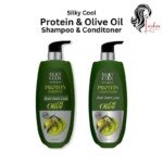 Silky Cool Protein & Olive Oil Shampoo and Conditioner