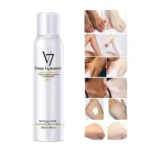 Applying Bioaqua V7 Hydration Spray on hand for instant moisture and glow
