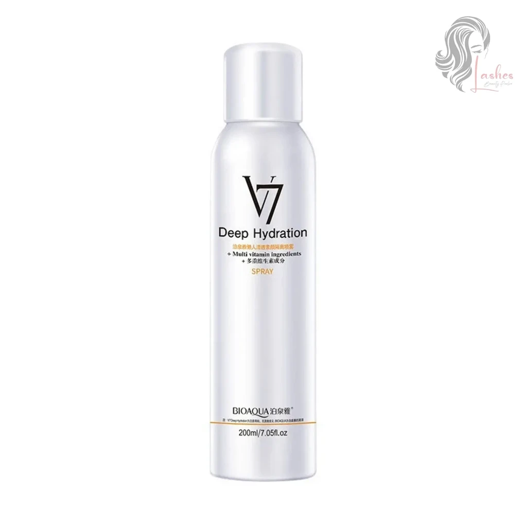 Bioaqua V7 Deep Hydration Spray bottle front view 200 ml for hydrating and bright skin Pakistan